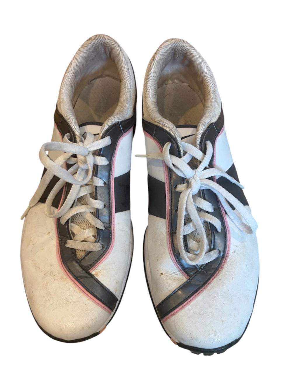 Nike White, Pink, and Gray Golf Shoes | Size 8.5W